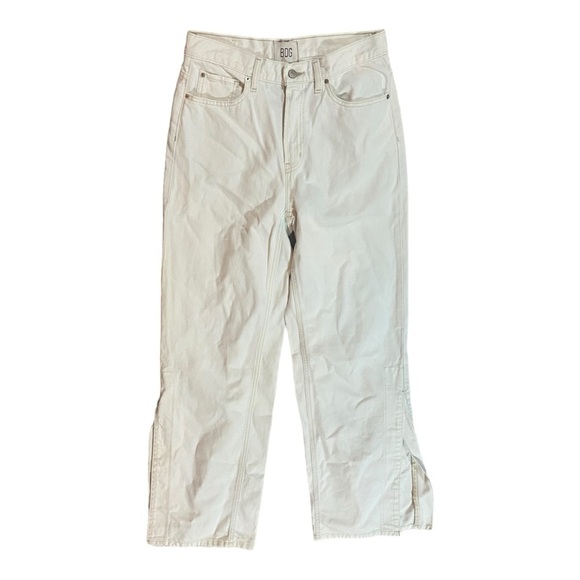Urban Outfitters BDG High-Waisted Side Split Jeans 29 Flare Preppy 100% Cotton - Picture 3 of 6